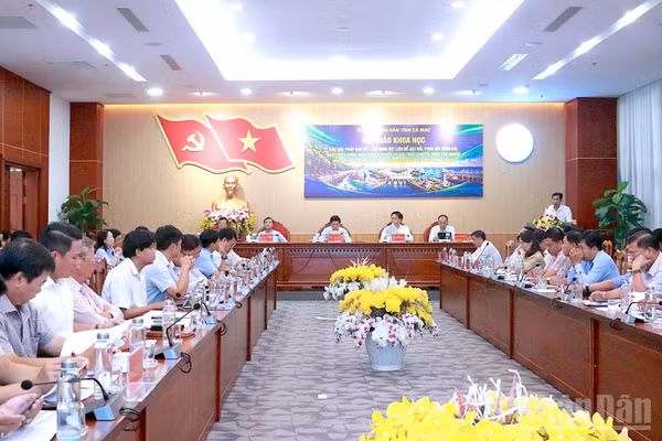 Quang cảnh tại hội thảo khoa học. (Ảnh: HỮU TÙNG)