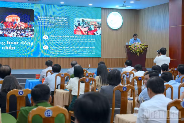 Quang cảnh tại hội nghị ngày 4/9. (Ảnh: HỮU TÙNG)