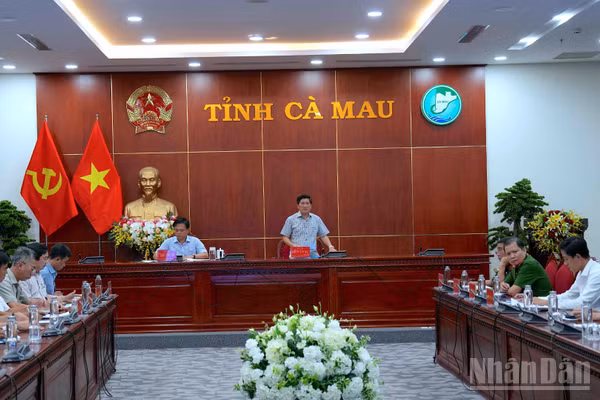 Quang cảnh cuộc họp. (Ảnh: HỮU TÙNG)