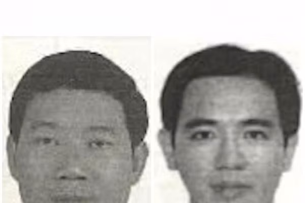 Bị can Đỗ Hoàng Linh và Trần Trọng Nghĩa. (Ảnh: Bộ Công an)