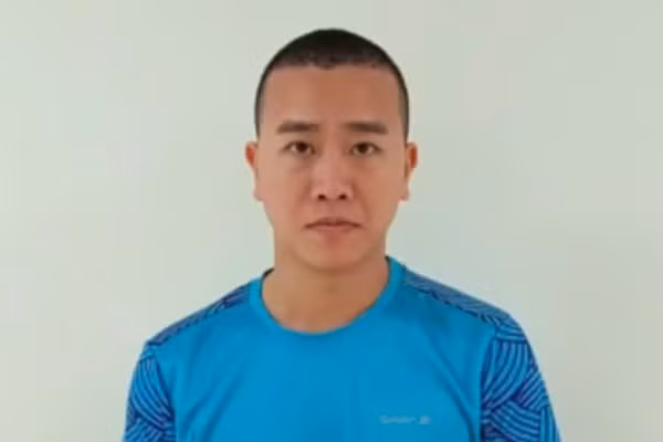 Bị can Hoàng Tạ Minh Cường. (Ảnh: Bộ Công an)