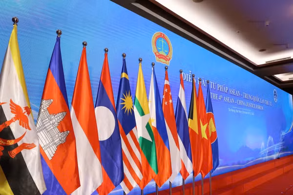 Diễn đàn Tư pháp ASEAN-Trung Quốc lần thứ tư khai mạc tại Đà Nẵng vào sáng 10/10. (Ảnh: MAI ĐỈNH)