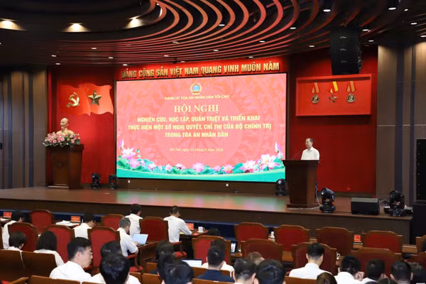 Quang cảnh hội nghị. (Ảnh: M.Đ)