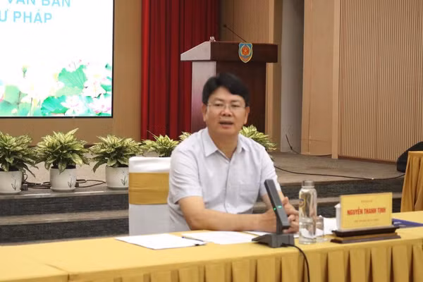 Thứ trưởng Tư pháp Nguyễn Thanh Tịnh. (Ảnh: BTP)