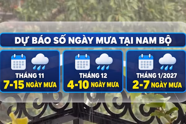 [Video] Mùa mưa tại Thành phố Hồ Chí Minh và Nam Bộ có thể kết thúc sớm