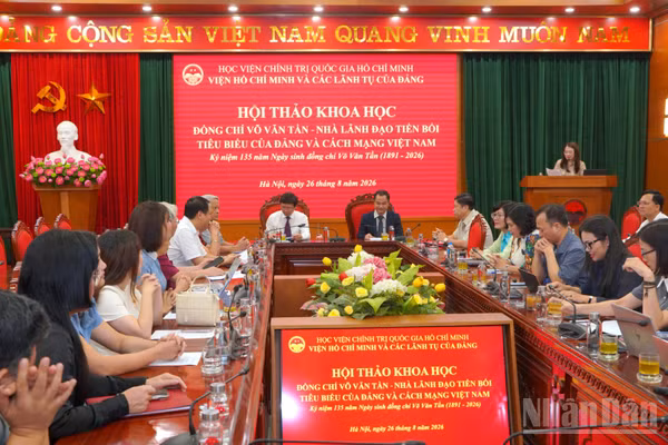 Quang cảnh hội thảo. (Ảnh: HẢI ĐĂNG)
