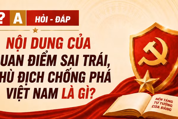 [Hỏi-đáp] Nội dung của quan điểm sai trái, thù địch chống phá Việt Nam là gì?