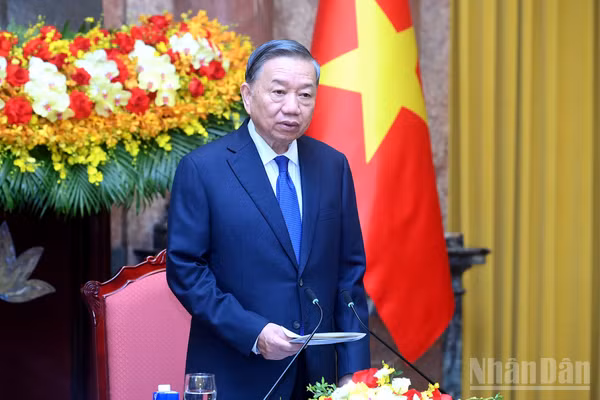 Tổng Bí thư, Chủ tịch nước Tô Lâm phát biểu. (Ảnh: ĐĂNG KHOA)