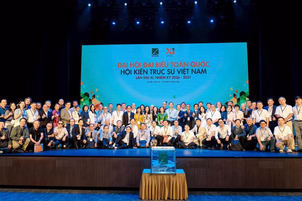 Các đại biểu tại Đại hội XI Hội Kiến trúc sư Việt Nam, nhiệm kỳ 2026-2031.