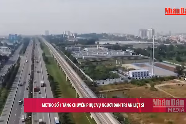 [Video] Metro số 1 tăng chuyến phục vụ người dân tri ân liệt sĩ