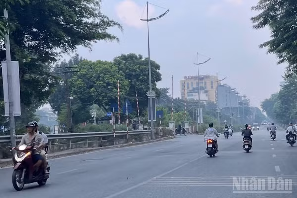 Khu vực Hà Nội sáng sớm có nơi có sương mù, ngày nắng. (Ảnh: minh họa: Đ.T)