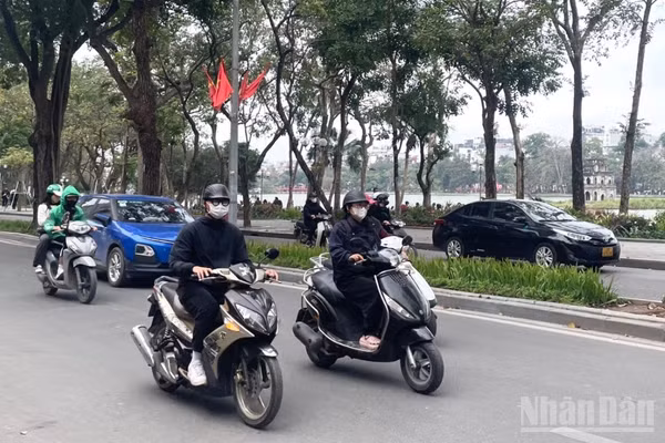 Không khí lạnh ảnh hưởng đến khu vực Hà Nội đêm 4/10. (Ảnh minh họa: Đ.T)