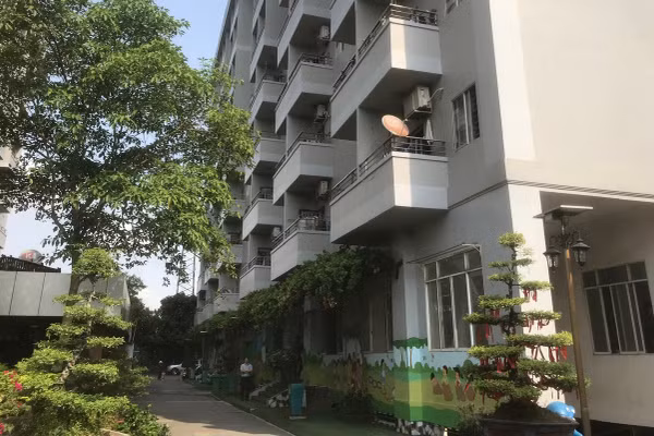 Khu nhà lưu trú công nhân Thiên Phúc, một trong những khu nhà ở xã hội thuê mua, thuê đầu tiên tại Thành phố Hồ Chí Minh (Ảnh: MINH THÀNH).