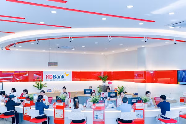 Phòng giao dịch HDBank. (Ảnh: HDBank)