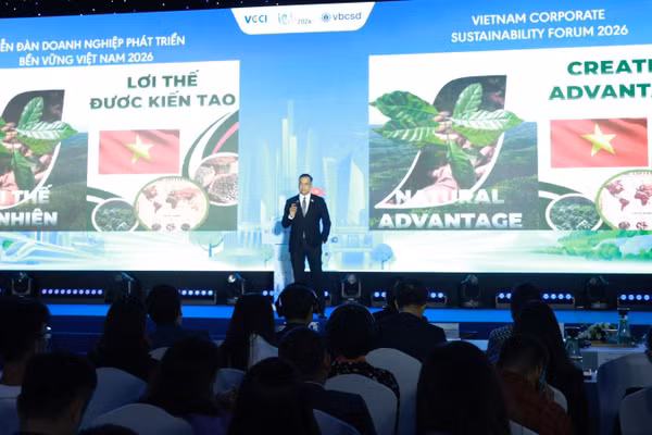 Toàn cảnh Diễn đàn Doanh nghiệp Phát triển Bền vững Việt Nam (VCSF) 2026. (Nguồn ảnh: NESTLE)