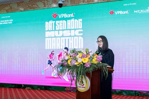 VPBank tiếp tục đồng hành cùng tỉnh Đồng Tháp và Nexus Sport Events tổ chức mùa thứ 5 của VPBank Đất Sen Hồng Music Marathon với hơn 15.500 vận động viên đăng ký. (Nguồn: VPbank)