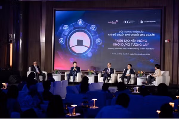 Toàn cảnh Tọa đàm “Kiến tạo nền móng - Khởi dựng tương lai” dành cho khách hàng ưu tiên VietinBank. (Nguồn: VietinBank)