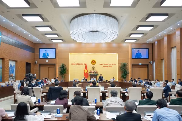 Quang cảnh Phiên họp thứ 55 của Ủy ban Thường vụ Quốc hội 