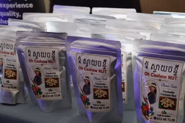 Sản phẩm hạt điều của Campuchia có chất lượng cao và được thị trường nhiều nước ưa chuộng. (Ảnh: Fresh News)