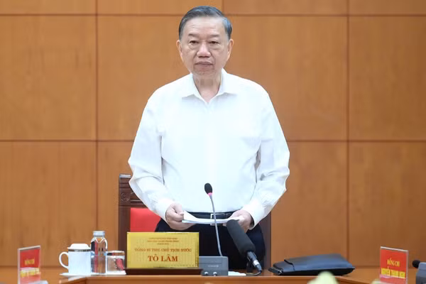 Tổng Bí thư, Chủ tịch nước Tô Lâm phát biểu kết luận tại cuộc làm việc với Bộ Nội vụ và một số cơ quan. (Ảnh: ĐĂNG KHOA)