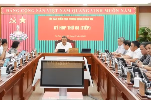 Ủy ban Kiểm tra Trung ương họp Kỳ thứ 8. (Ảnh: MINH NGỌC)