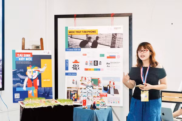 Câu chuyện làng nghề được giới trẻ kể lại bằng ngôn ngữ gần gũi tại Summer Camp Re:Craft 2026. Ảnh: BTC