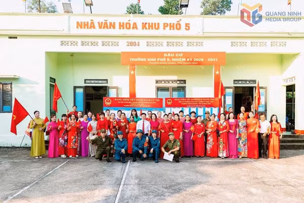 Khu 5, phường Mông Dương, hoàn thành bầu cử trưởng thôn, khu phố. 