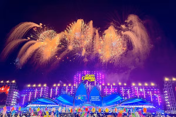 Một tiết mục tại Carnaval Hạ Long 2026.