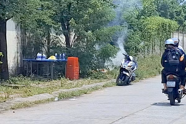 Hiện trường xảy ra vụ việc đau lòng vào chiều 5/10, tại xã Năm Căn, tỉnh Cà Mau. (Ảnh: Thanh Vũ)