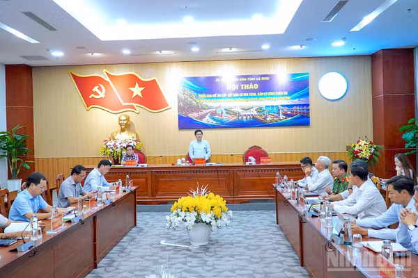 Quang cảnh hội thảo tại Cà Mau. (Ảnh: HOÀN THÀNH)