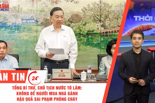 [Video] Thời sự 24h ngày 26/10/2026: Tổng Bí thư, Chủ tịch nước Tô Lâm: Không để người mua nhà gánh hậu quả sai phạm phòng cháy