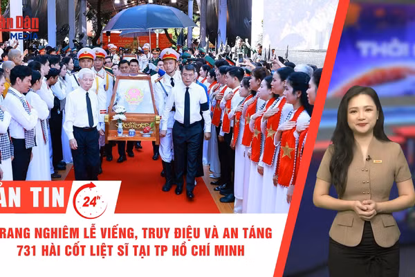 [Video] Thời sự 24h ngày 14/10/2026: Trang nghiêm Lễ viếng, truy điệu và an táng 731 hài cốt liệt sĩ tại TP Hồ Chí Minh 