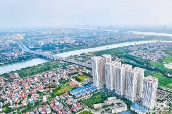 Với lợi thế về quỹ đất, khu vực bắc Hà Nội đang nổi lên như một điểm hấp dẫn đầu tư của thị trường bất động sản. (Ảnh: CTV)