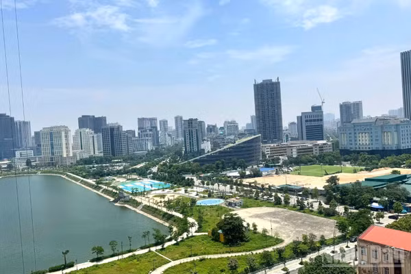 Một góc đô thị phía tây Hà Nội. (Ảnh: HNV)