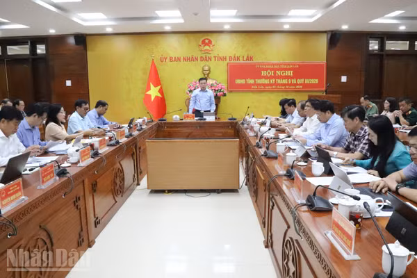 Quang cảnh hội nghị. (Ảnh: CÔNG LÝ)