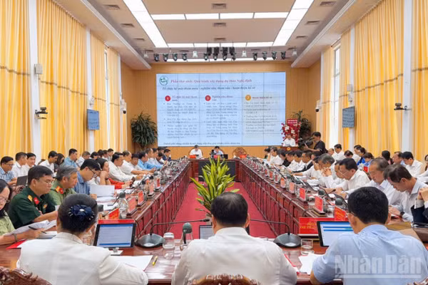Quang cảnh hội nghị. (Ảnh: VĂN ÚT)