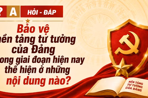 [Hỏi-đáp] Bảo vệ nền tảng tư tưởng của Đảng trong giai đoạn hiện nay thể hiện ở những nội dung nào?