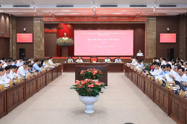 Quang cảnh hội nghị. (Ảnh: THÁI QUANG).