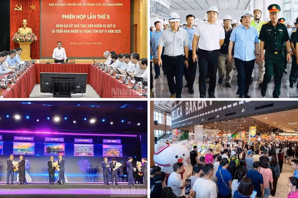 Tin nổi bật ngày 4/10: Đẩy mạnh triển khai hiệu quả chuyển đổi số trong các cơ quan Đảng; Chuẩn bị vận hành thử nghiệm sân bay Long Thành