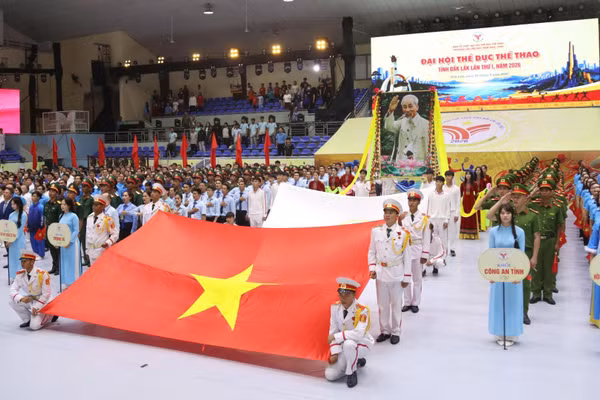 Quang cảnh Lễ khai mạc. (Ảnh: Nguyễn Công Lý)