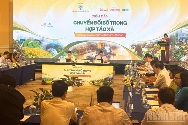 Diễn đàn kỳ vọng góp phần kết nối 3 yếu tố dữ liệu, công nghệ và thị trường, qua đó thúc đẩy chuyển đổi số theo hướng thực chất, phù hợp hơn với điều kiện của khu vực kinh tế tập thể. (Ảnh: HNV)