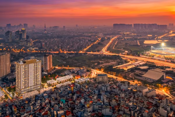 Phối cảnh dự án Tara Maison tại Mỹ Đình, Hà Nội với quy mô 23.810m2, gồm 27 tầng nổi, hệ thống 3 tầng hầm liên thông (diện tích 10.536m2), sở hữu lâu dài. (Ảnh: EPIC HOLDINGS)