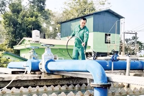 Hệ thống xử lý, cung cấp nước sạch tại Công ty TNHH Một thành viên Cấp nước Cao Bằng.