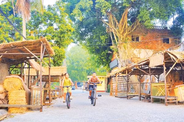 Với vẻ đẹp và giá trị riêng có thành cổ Bắc Ninh đã được chọn làm bối cảnh của nhiều bộ phim (Ảnh XUÂN ME)