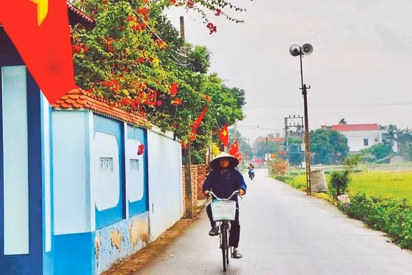 Nông thôn mới ở xã Trần Phú (Hải Phòng) ngày càng khởi sắc (Ảnh PHÚ TRẦN)