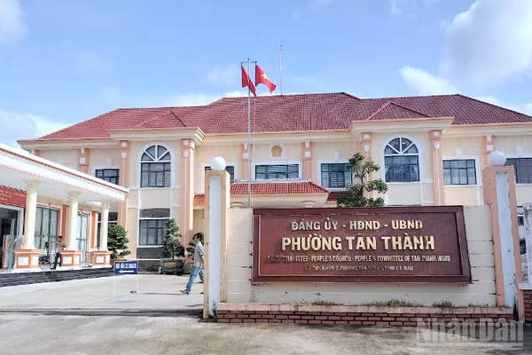 Tân Thành là một trong những đơn vị thí điểm triển khai các sáng kiến đổi mới và ứng dụng công nghệ trong quản lý hành chính tại Cà Mau.