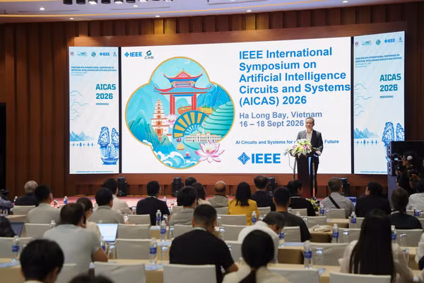 AICAS 2026 quy tụ các nhà khoa học, chuyên gia và doanh nghiệp công nghệ đến từ 35 quốc gia và vùng lãnh thổ. (Ảnh: VNU)