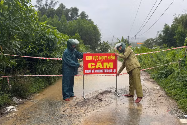 Đà Nẵng kích hoạt phương án ứng phó mưa lớn kéo dài. (Ảnh: QUANG CƯỜNG)