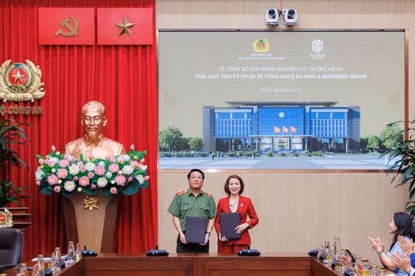 Masterise Group đồng hành cùng Học viện Kỹ thuật và Công nghệ an ninh trong Dự án xây mới Học viện. (Ảnh: HOA TRẦN)