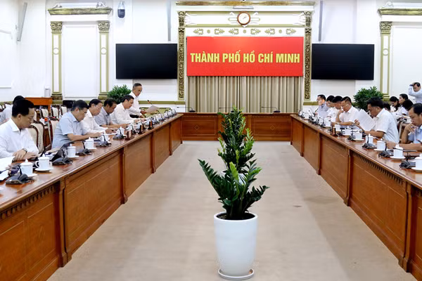 Quang cảnh cuộc họp. (Ảnh: Thái Long)